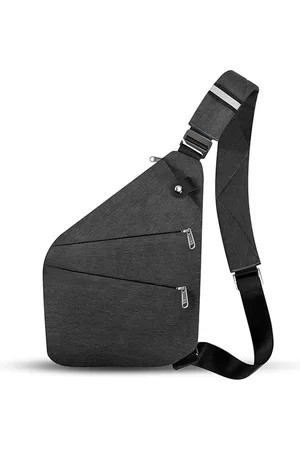 Merkloos Anti-diefstal crossbody tas - Schoudertas - Borsttas - Multi-pocket crossbody tas - Multifunctionele crossbody tas - Unisex - Geschikt voor reizen, outdoor, sport, werk crossbody tas