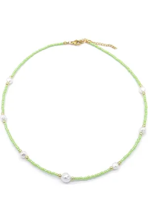 The Musthaves Ketting - verstelbaar - glaskralen - - parels - zomer - vakantie - festival - accessoire