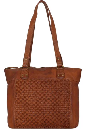 Greenland Femi & Nine Leren Schoudertas 35 cm