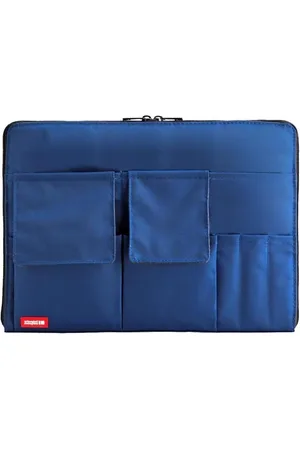 Merkloos Laptophoes met opbergvakken 10 x 138 inch Indigo (Bag-in-tas, A7554-11N)