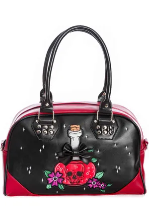 Banned Retro Handtas POISON RIP - (bxhxd) ca. 36cm x 23,5cm x 14cm