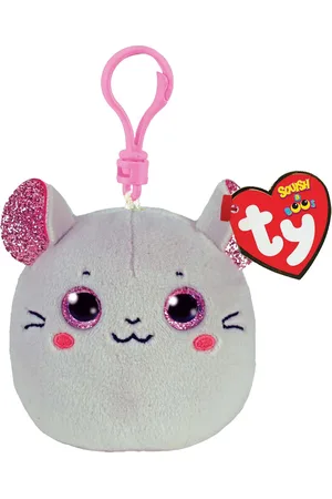 TY Squish a Boo Clips Catnip Mouse 8cm