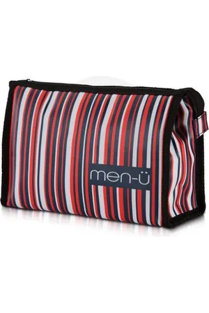 Menu Men-Ü Toiletry Bag met Blue/Red/White strepen