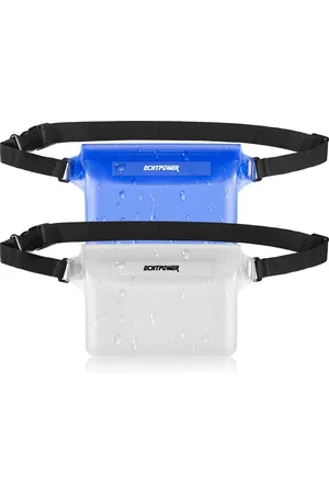 Merkloos Waterdichte tas, buiktas, telefoonhoes, beschermhoes voor watersport, strand, zwemmen, boottochten, beschermhoes strandtas, 2 stuks