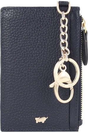 Braun büffel Braun Büffel Leren Sleutelgeval Asti Wallet 4CS Donkerblauw