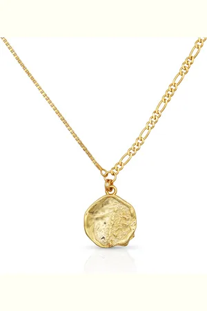 Jonline Schitterende 18K Gold Plated Zilveren Halsketting