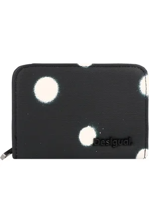 Desigual Portemonnee New Splatter Maya Small Wallet Zwart