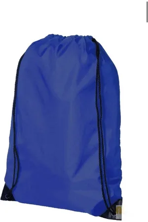 Akyol Blauwe gymtas - tas - rugzak - gymtas – kinderrugzak - trekkoord rugtas - 45 x 34 -zwemtas -zwemtas -voetbal tas -gymtas voor jongen -gymtas voor meisje