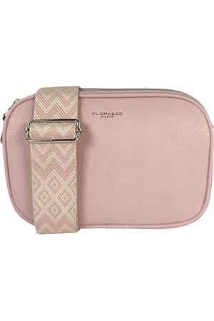 Flora & CO Flora&Co - Paris - Crossbody handtas - 3 vakken met rits - instelbare riem & fashion riem