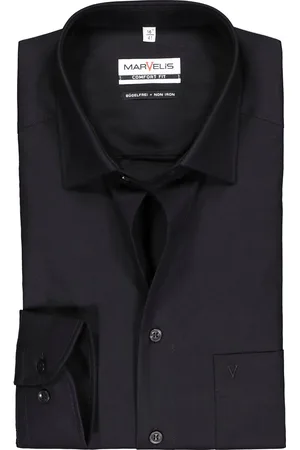 Marvelis Comfort fit overhemd - - Strijkvrij - Boordmaat: 47