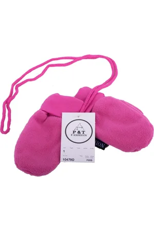 P&T Wanten Baby met Touwtje - Micro Fleece - - 0-1j