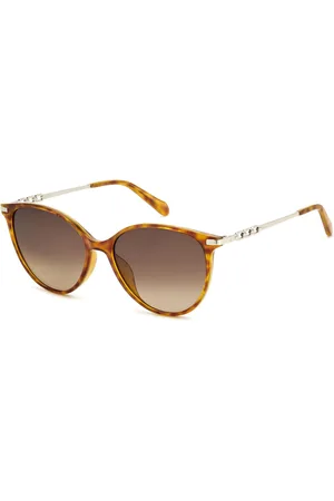 Fossil Fos 2137/G/S Cat Eye Kunststof Vrouwen Zonnebril