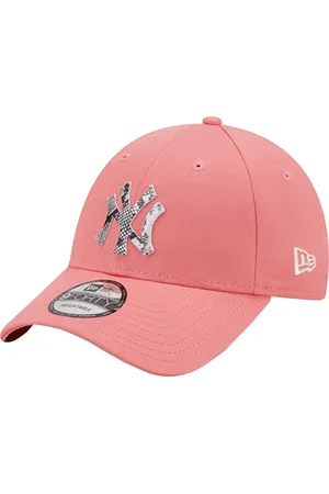 New Era 9FORTY Wild New York Yankees MLB Cap 60240641, Unisex, Roze, Pet, maat: OSFM