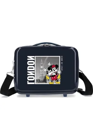 Merkloos Travel The World Toilettas - London Blauw - 29 x 21 x 15 cm - ABS - 0.8 kg - Verstelbaar - Eén maat
