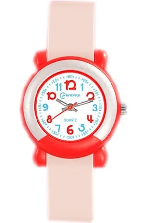 Lazy Cat Horloge Kind – Girls Watch – Horloge Meisjes – Roze