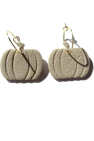 2 Love It Pompoen - Oorbellen - 4.8 x 5 cm - Stainless steel - Herfst - Halloween