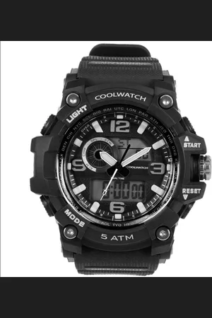 Coolwatch Horloge CW.388 analoog/digitaal zwart