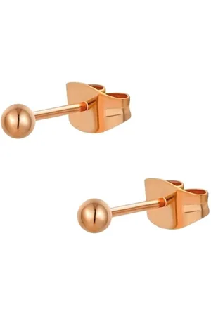 Fako Bijoux® Oorbellen - Steker - RVS - Stainless Steel - Knopje - 3mm