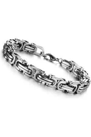 Lazy Cat Zware Stalen Konings armband - Heren Armband - Edelstaal - 8mm / 22.5cm