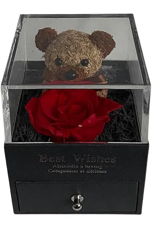 Merkloos Jewelry Rose Box Geschenk - Valentijn - Valentijn Cadeautje Voor Haar - Valentijnsdag - Valentijn Cadeautje Vrouw