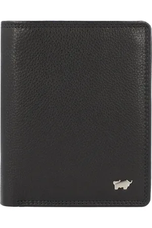 Braun büffel Braun Büffel Leren Portemonnee GOLF Edition High 8 Card Wallet Zwart
