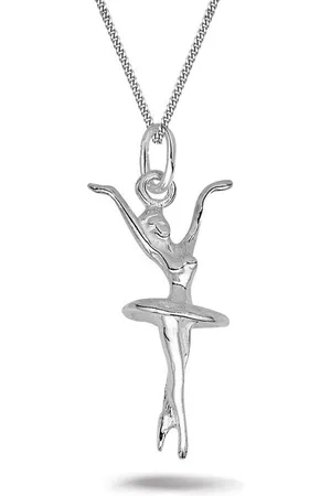 Montebello Ketting Ballerina - 925 Sterling - 11x25mm - 45cm