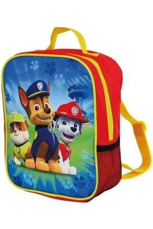 Paw Patrol Rugzak/rugtas voor kinderen - blauw/rood - 27 x 21 cm