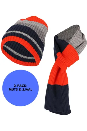 sarlini Muts & Sjaal jongens - - Fashion - One Size