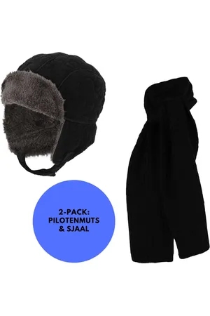 sarlini Pilotenmuts & Sjaal jongens - - Winterset - 2 t/m 4 jaar