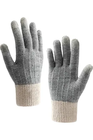Merkloos Unisex Gebreide Touchscreen Handschoenen Windproof