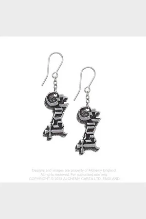 Alchemy Ghost - Logo Oorbellen - Zilverkleurig