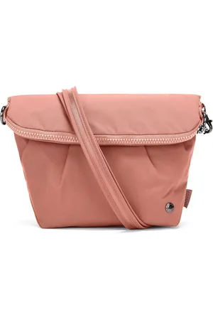 Pacsafe Schoudertas Citysafe CX ECONYL® Convertible Crossbody Zalmroze