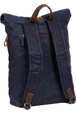 Mustang Vrije tijd rugzak Rugzak met laptopvak Houston Rolltop Backpack Donkerblauw