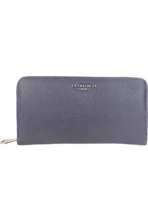 Flora & CO Dames Portemonnee Saffiano Zip Around - 20,5x11,5x2,5 cm met rits - - Portefeuille - Beurs - Wallet