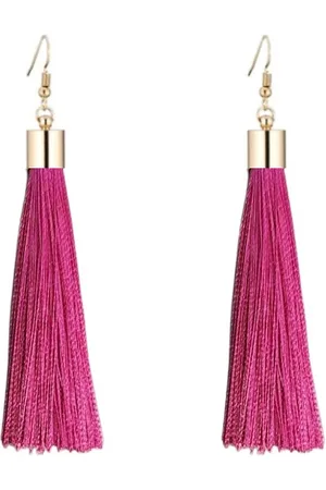 Fako Bijoux® Kwast Oorbellen Classic - 8cm - Goud