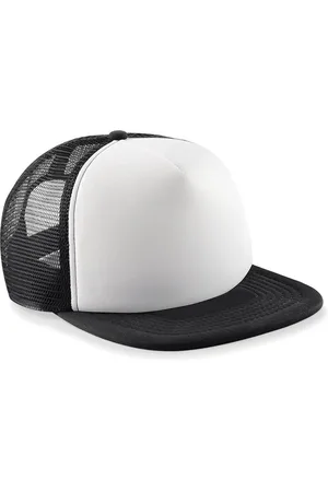 Beechfield Junior Vintage Snapback Trucker Black/White