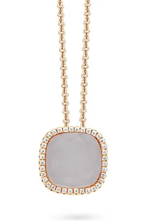 Velini Jewels P6330BRG -Ketting+Hanger -925 Zilver -Gekleurde Cubic Zirkonia