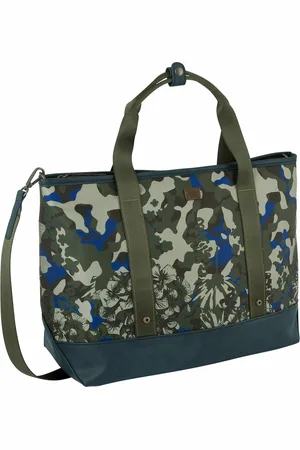 Camel Active Schoudertas Handtas Hailey Zip Shopper Groene Veelkleurig