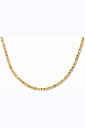 ByNouck Jewelry - Ketting Rope Chain - Sieraden - Dames Ketting - Verguld - Halsketting