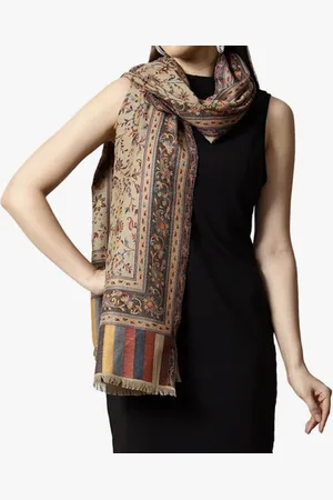 N3 Collecties Kashmiri Kani-wollen stola voor dames