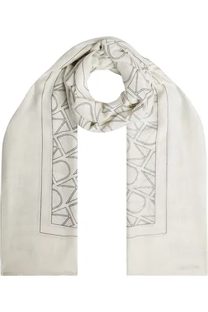 Calvin Klein Seasonal rtw print sjaal wit / - 70x180 - dames
