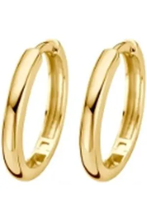 Blush 7271YGO Oorringen dames 14k goud 2 mm dikte 1.2 cm doorsnede