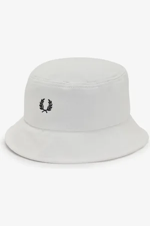 Fred Perry Pique bucket hat - black