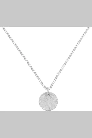 ARLIZI 2095 Ketting ronde minimalistische hanger - sterling - 46 cm