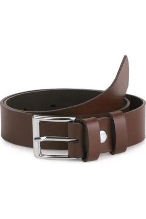 Ladeheid Kinderriem – Riem - Jongens - Broekriem - Verstelbaar - Leer – – 70 cm LA-EL-KIDS