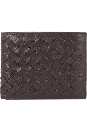 Bugatti Geweven portefeuille leer 13 cm