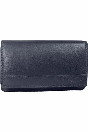 ARRIGO BELLO Leren Damesportemonnee RFID - Lederen Dames Portemonnee - Harmonica Model