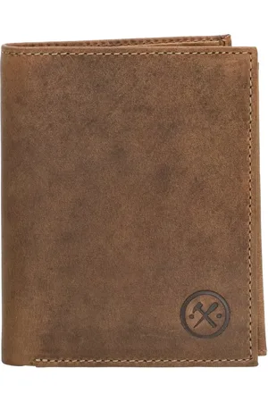 Hide & Stitches Idaho Portemonnee - - 100% Leer