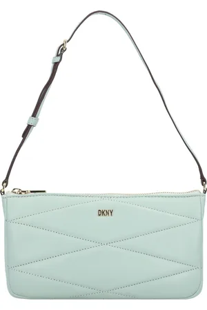 DKNY Leren Schoudertas Avondtas Eve Tz Demi Hand Bag Mintgroen