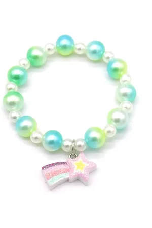 The Musthaves Kralenarmband - elastiek - vallende ster - parels - - kinderen - bijoux - meisjes - unisex - cadeautje - accessoire